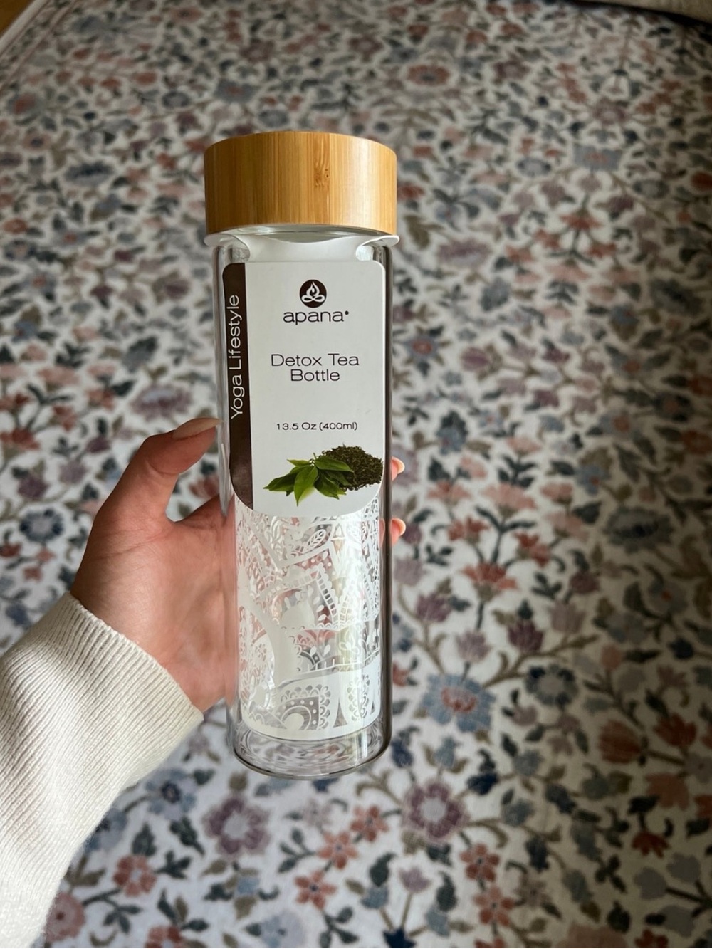Apana Glass Tumbler Tea Infuser